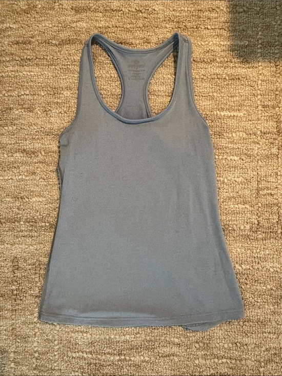90 Degree By Reflex Tops - 90 Degree By Reflex Blue Racerback Athletic Tank